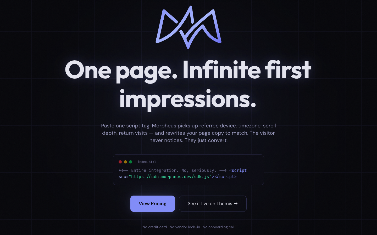 Morpheus generative UI engine